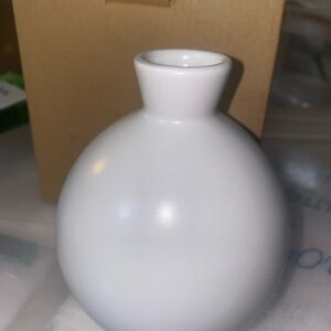 New Gold Canyon White Vase